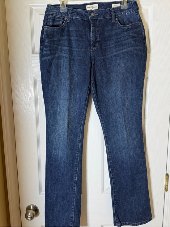 Code Bleu Denim - Code Bleu Women's Indigo Bootcut Jeans Curvy Size 12